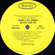 Load image into Gallery viewer, The Dave Clark Five - Having A Wild Weekend
