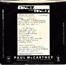 Load image into Gallery viewer, Paul McCartney - Ebony And Ivory
