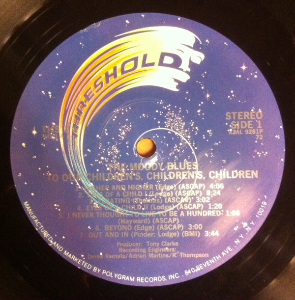 The Moody Blues - To Our Children's Children's Children (LP, Album, RE, 72)
