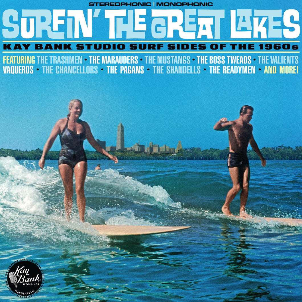 Surfin' The Great Lakes: Kay Bank Studio Surf Sides Of The 1960s (SEAGLASS BLUE VINYL)