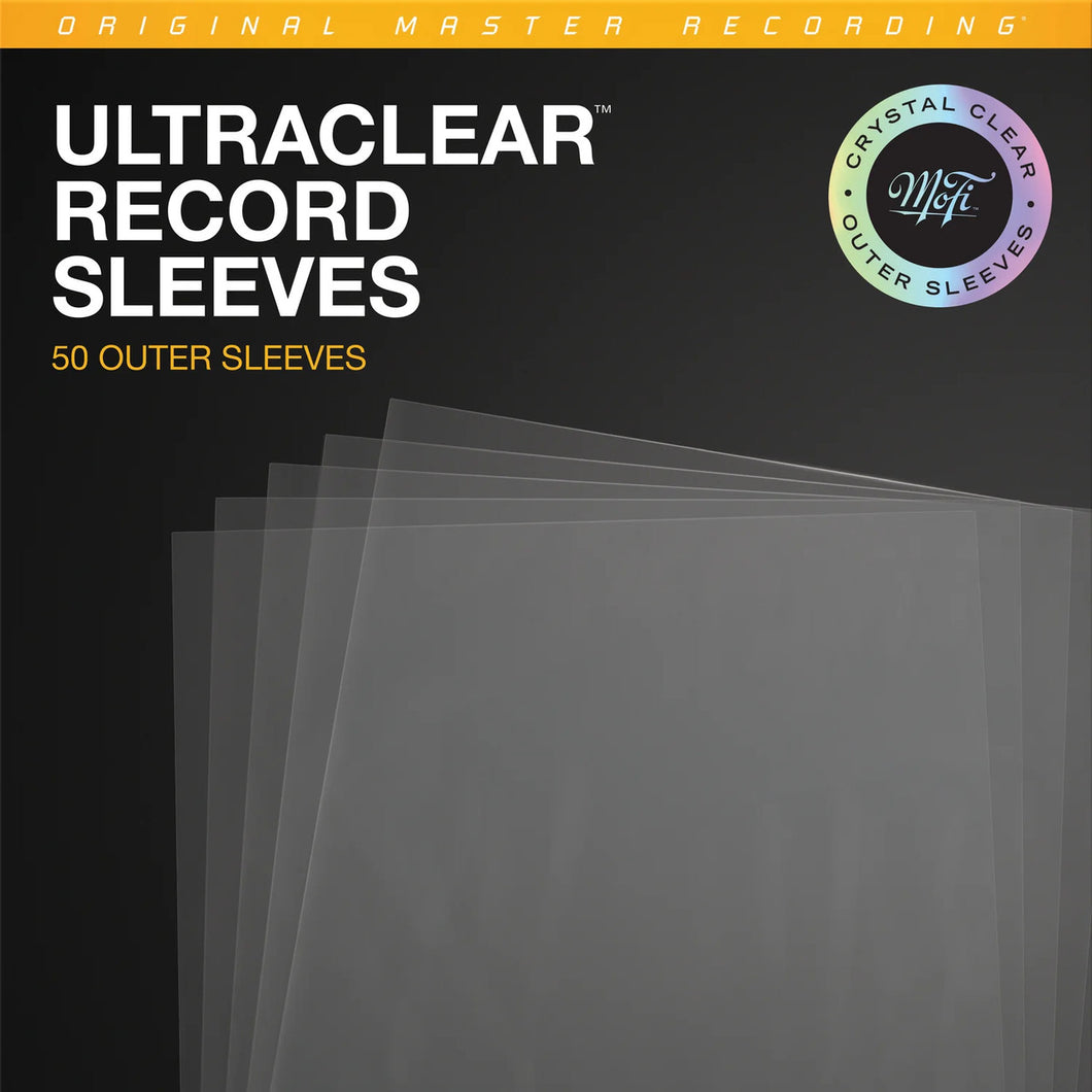 12 INCH OUTER SLEEVES MOBILE FIDELITY  4MIL/HOLDS GATEFOLD