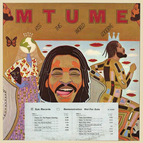 Mtume - Kiss This World Goodbye (LP, Album, Promo)