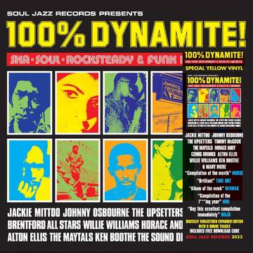 100% Dynamite! Ska, Soul, Rocksteady & Funk In Jamaica (Yellow Vinyl)