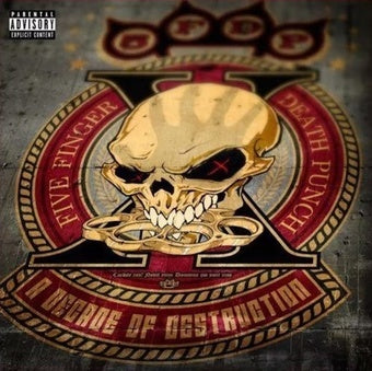 A DECADE OF DESTRUCTION - CRIMSON RED