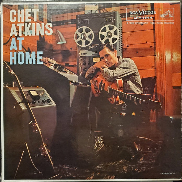 Chet Atkins - Chet Atkins At Home (LP, Album, Mono, Ind)